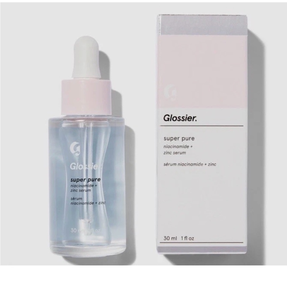 Glossier Super Pure Niacinamide + Zinc Clarifying Face Serum, 30 ml NIB